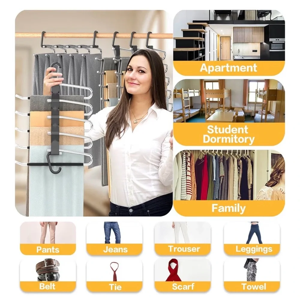Versatile Multi-Tier Closet Hanger (A89)
